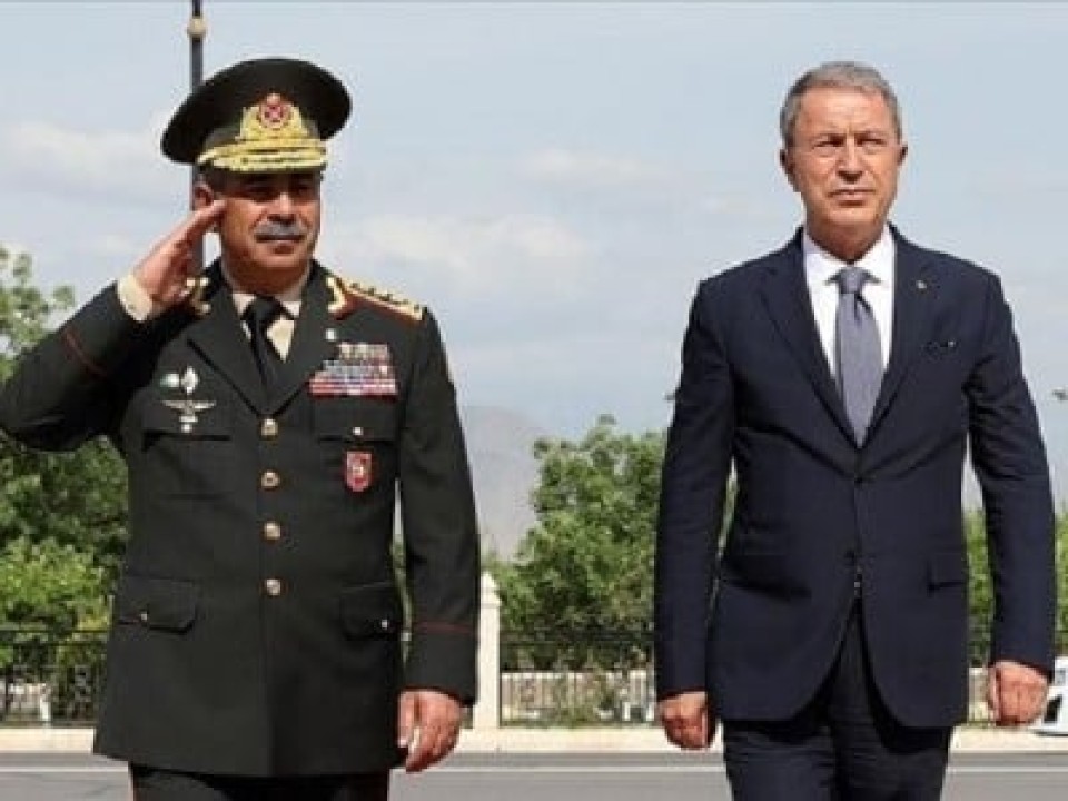 Թուրքիայի եւ Ադրբեջանի պաշտպանության նախարարները հանդիպել են Կեսարիայում