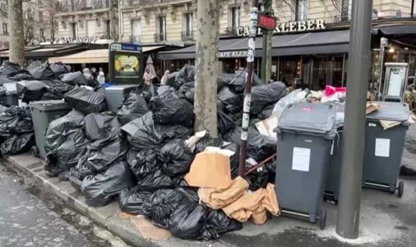 Փարիզում փողոց մաքրողների գործադուլի պատճառով կուտակվել է մոտ 6 հազար տոննա աղբ