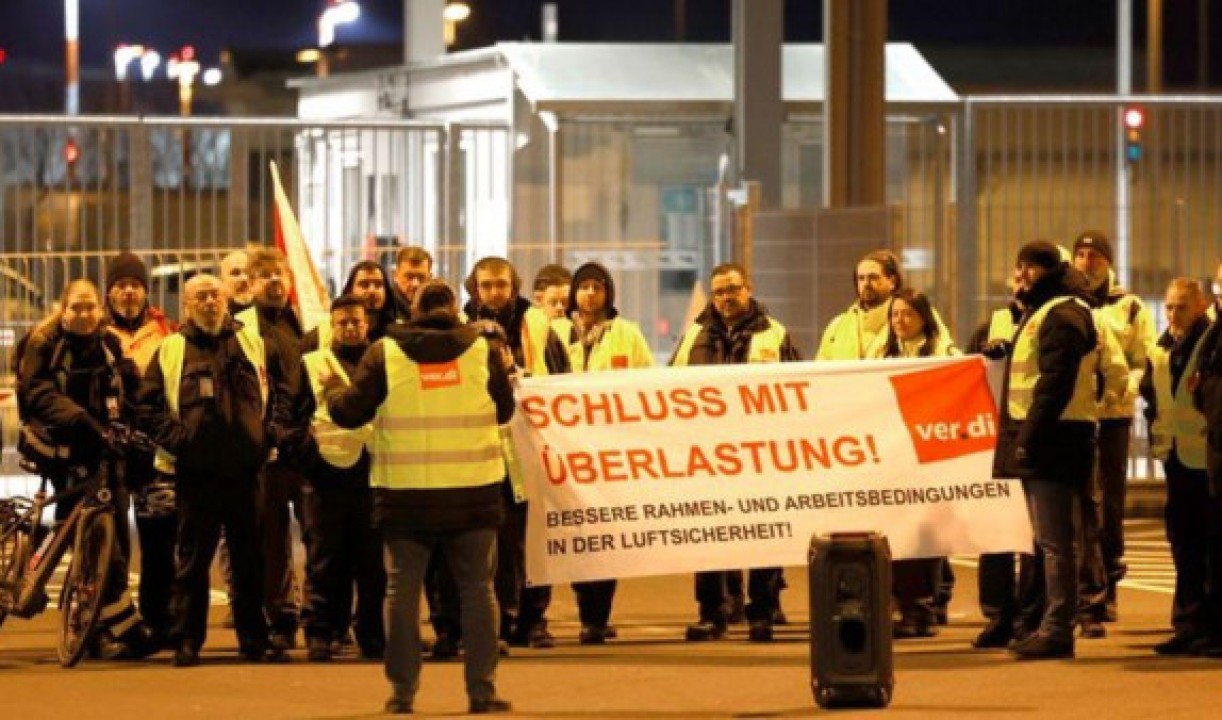 Գերմանիայում օդանավակայանների աշխատակիցների գործադուլի պատճառով հարյուրավոր չվերթներ են չեղարկվել