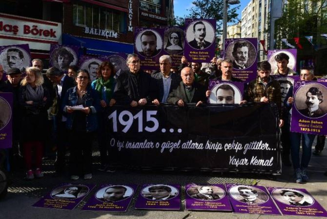 Թուրքիայում «Կանաչների ձախ» կուսակցության անդամները Հայոց ցեղասպանության հիշատակի միջոցառում են անցկացրել