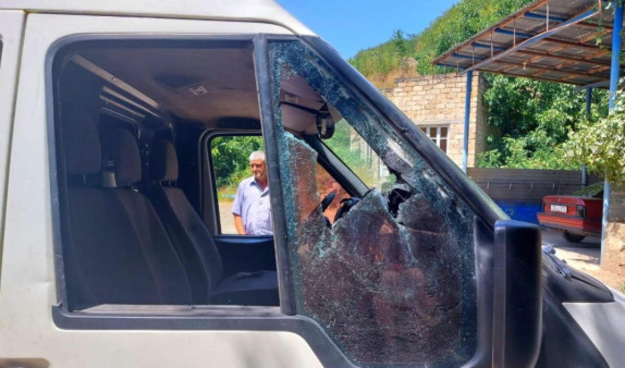 Ադրբեջանական կրակոցներից վնասվել է քաղաքացիական մեքենա Արցախի Ասկերանում, տուժածներ չկան. Արցախի ՆԳՆ