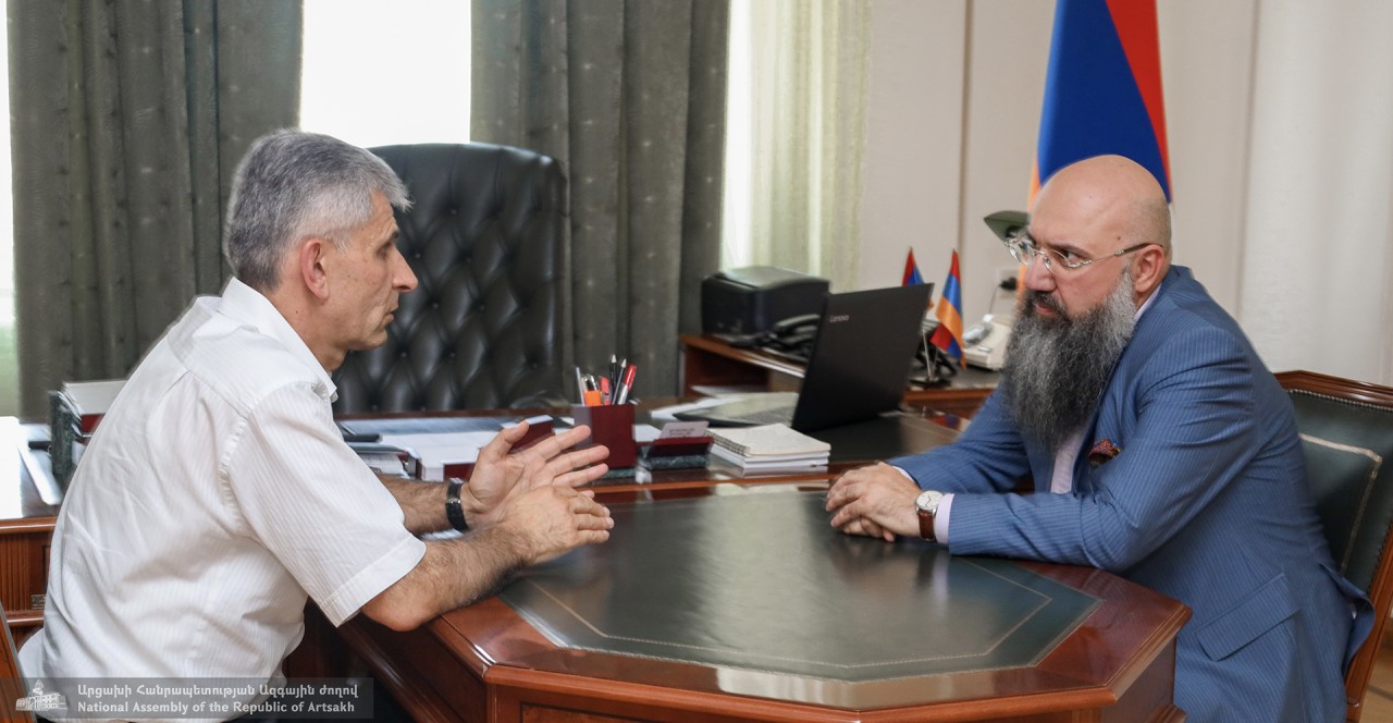Դավիթ Իշխանյանն ընդունել է ԼՂՀ ռուսական համայնքի ղեկավար Ալեքսանդր Բորդովին